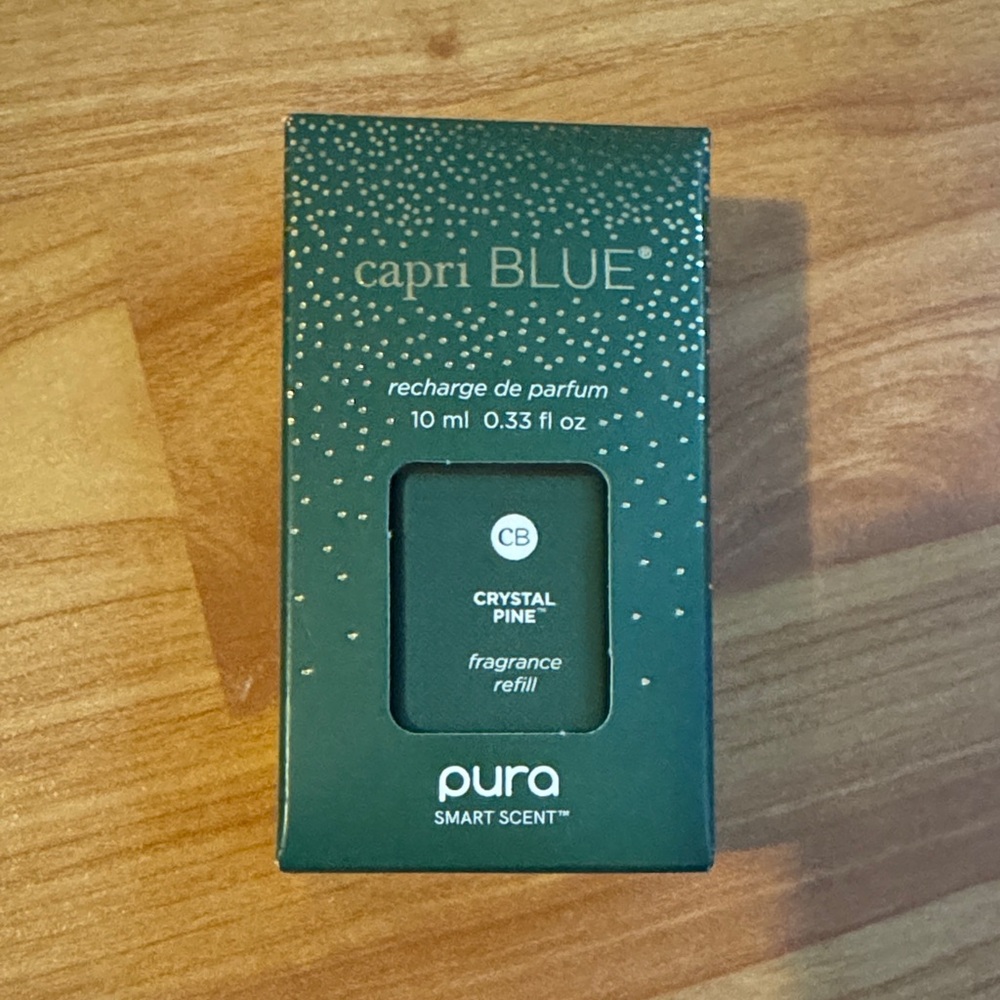 Capri Blue + Pura Diffuser Refill Vial 1-Pack crystal pine Holiday Edition new